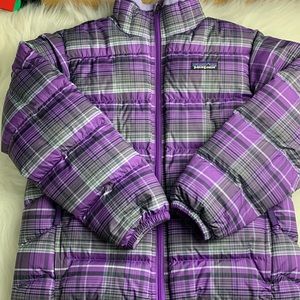 Purple and Gray Patagonia Jacket.